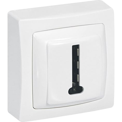 LEGRAND - Asl prise téléphone blanc saillie (1/2)