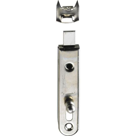 Hettich Möbelriegel Stahl vernickelt, 16 x 70 mm, 1 Stück Riegel