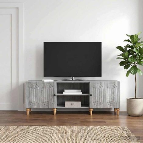 vidaXL Mueble de TV 150 x 31 x 50 cm Gris Sonoma Madera de Ingeniería (1/5)