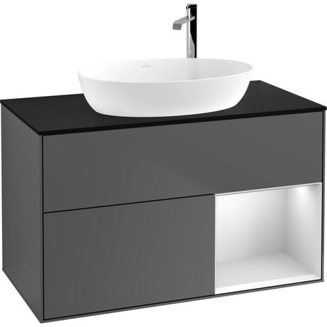Villeroy & Boch F902MTGK Meuble sous lavabo Finion F90 (1/2)