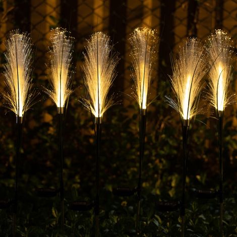 Lampes de jardin solaires à LED étanches pour pelouse, terrasse et allée - Décoration extérieure (1/5)