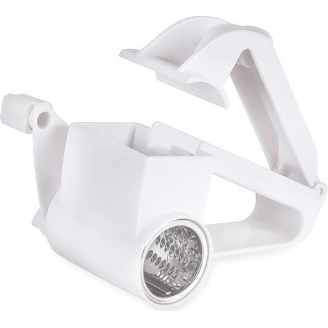 Râpe À Fromage Rotative - Tambour En Acier Inoxydable - Pour Fromages Durs Chocolat Noix Parmesan - Manuel Sans Électricité - 1 Pièce (1/5)