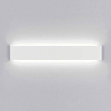 Lámpara de Pared LED Moderno Interior Acrílico Lámpara de Pared 14W 220V 3000K Blanco Frío para Dormitorio, Salón, Escalera, Pasillo - Blanca 40CM