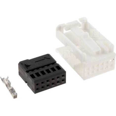 Fiche nue Fakra male 12PIN avec broches et boitier
