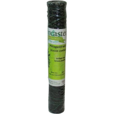 Grillage petite longueur triple torsion plastifié 13 0,50 x 10