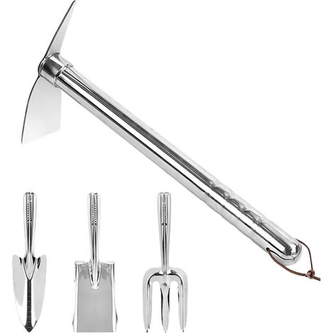Kit De Ferramentas De Aço Inoxidável Para Jardim E Escavação (1/5)