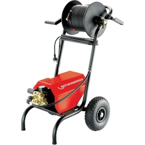 ROTHENBERGER HD  13/100 Pulitore  tubi ad  alta pressione  2.300 W  230 V  13 l/min  100 bar  + Avvolgitubo  - 76020