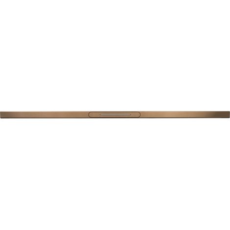 Caniveau de finition recoupable pour receveur JACKOBOARD® Aqua Color&Cut 950 × 33 mm – Matt black (1/2)