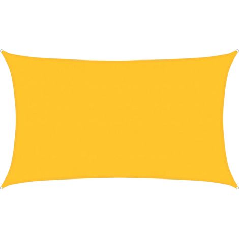 Maison Exclusive - Voile d'ombrage 160 g/m² rectangulaire jaune 5x8 m PEHD (1/5)