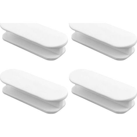 4 poignées de porte de balcon adhésives poignées, poignee de baie vitree coulissante pour porte de balcon intérieure et extérieure (1/4)