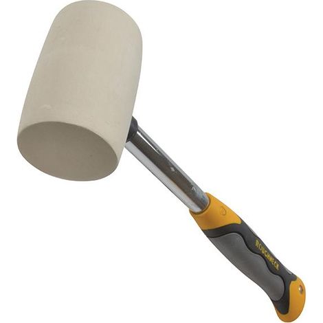 Roughneck 61-216 Non-Marking White Rubber Mallet 454g (16oz) ROU61216 (1/3)