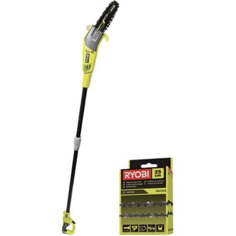 Confezione potatore elettrico RYOBI su palo RPP755E - Catena da 25cm per potatore elettrico su palo RAC240 (1/4)