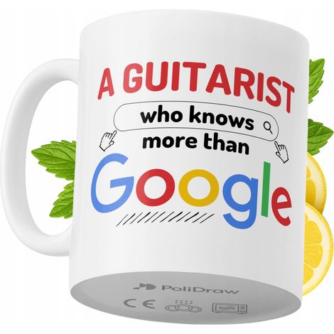 Lustige Kaffee- oder Teetasse für Gitarristen mit witzigem Textdesign – ideal für Geburtstage, Namenstage, Feiertage und besondere Anlässe. Hochwertige Tasse für Zuhause, Büro und Arbeit. Farbe: Weiß,
