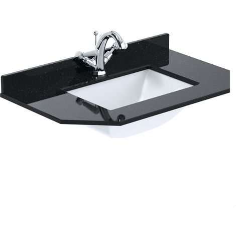 750 SINGLE BOWL ANGLED MARBLE TOP 1TH