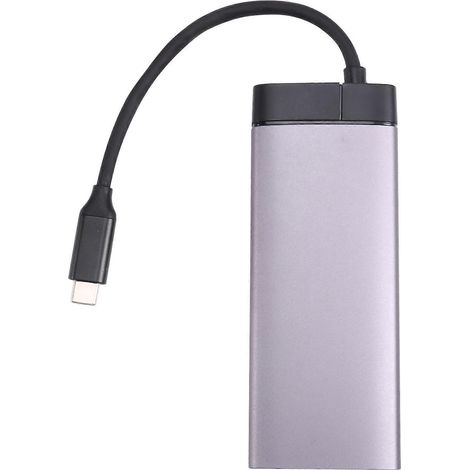 7-in-1 USB-C-zu-HDMI-Hub mit 4K-30Hz-Unterstützung für Lenovo, Xiaomi Air, MacBook Air und M1-Adapter (1/5)