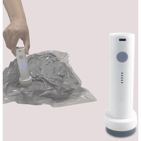 Pompe à vide électrique sans fil pour sacs de rangement sous vide, pompe à air de voyage (1/4)