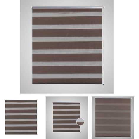 Doppelrollo 60 x 120 cm braun (1/5)