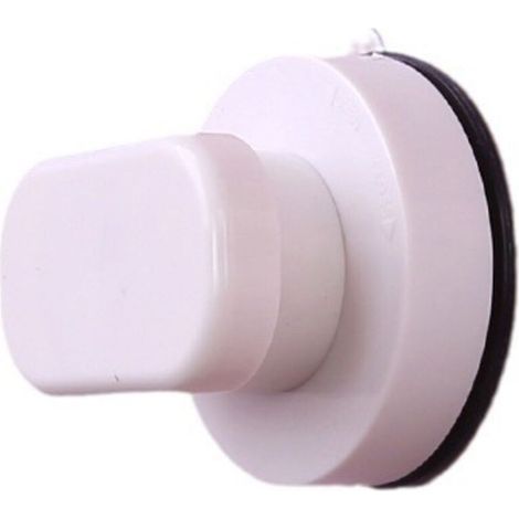 Maniglia a ventosa Lntyq per specchio in vetro, porta del frigorifero, cassetto, bagno, vasca, doccia, cassetto della cucina, mobiletto (tromba bianca) (1/5)