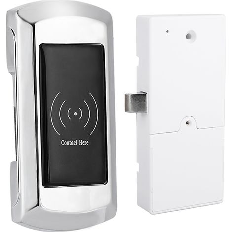 Serrure électronique intelligente en alliage de zinc pour armoire avec carte d'accès pour sauna/piscine/casier d'hôtel (1/5)
