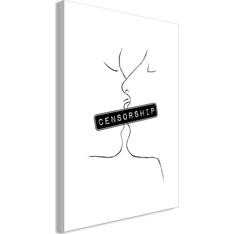 Quadro - Censorship (1 Part) Vertical - 80x120 (1/4)