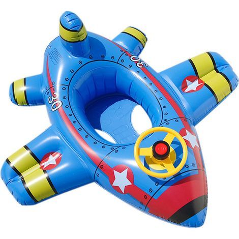 Cercle de natation de bébé d'enfant cercle de siège épaississant volant Cartoon bébé et bébé cercle axillaire cercle flottant, 100x95cm (1/5)