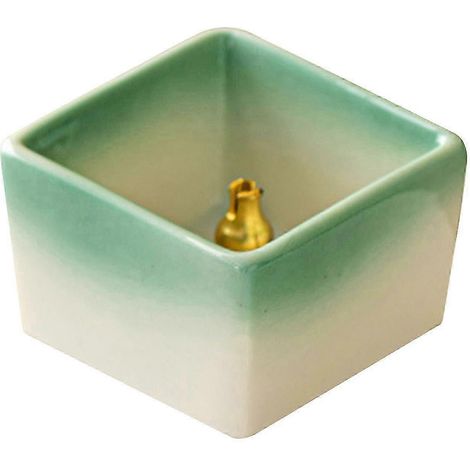 Brûleur d'encens, porte-encens, objet de décoration de bureau, support pour encens, brûle-encens en céramique, encensoir de bureau pour salon de thé-Green (1/5)