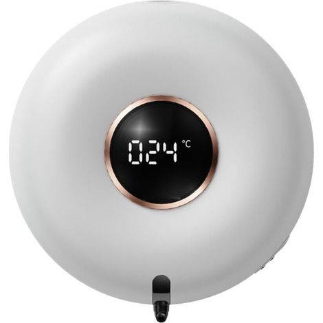 Distributeur de savon automatique - Fixation murale - 280 ml - Pompe à savon automatique rechargeable - Support mural pour cuisine, salle de bain (1/5)