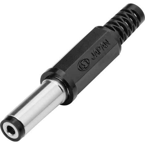 TRU COMPONENTS Niedervolt-Adapter Stecker, gerade 5.5 mm 2.1 mm 1 St. (1/4)