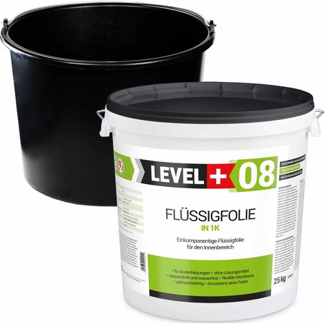 LEVEL+ Dichtset für Duschabdichtung Bad Dichtband Flüssigfolie 25kg SET404 (1/4)