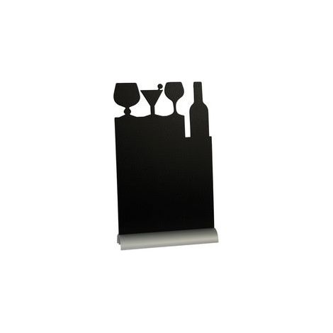 Ardoise de table socle alu - 13 modèles (1/2)