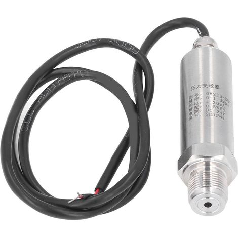 Capteur de pression à membrane inox 0-1,6 MPa, transmetteur étanche haute précision, sonde de pression acier inoxydable pour usage industriel (1/5)