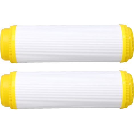 Kit de 2 cartouches filtrantes à eau de 10 pouces à charbon actif T33, conception universelle, pour la maison (1/5)