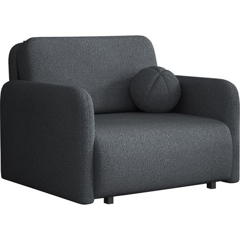 Fauteuil Poetal I, Coral 80, 85x100x103cm, Tissu, Pieds: Bois, 0, Mobilier déjà assemblé