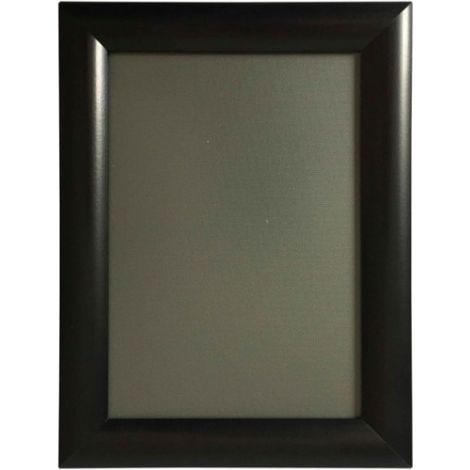 Cadre d'affichage clic clac en aluminium noir format A5