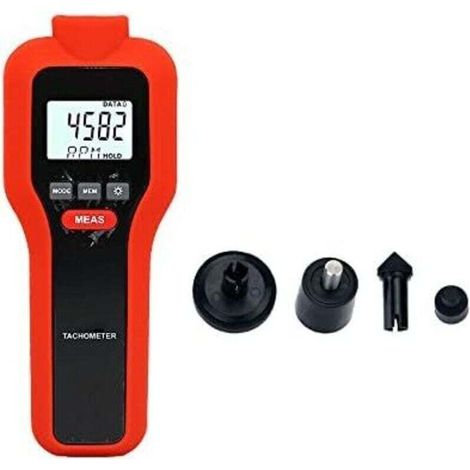 Mengshen 2-in-1 Digital Tachometer, Non-Contact and Contact Speed Tester - TH-522 (1/4)