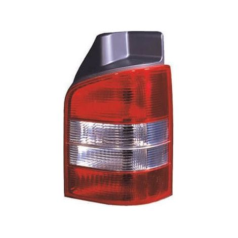 Feu arrière droit rouge et blanc 1 porte Volkswagen Transporter T5 phase 1 2003-2009