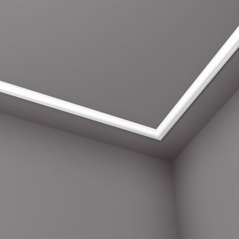 Eckleiste NMC O NOMASTYL Noel Marquet Zierleiste Stuckleiste Modernes Design weiß 2 m (1/4)