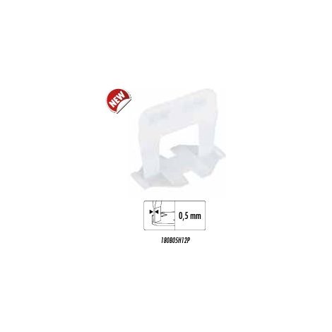 Distanziatori autolivellanti r.l.s. base 0,5 mm h 3-12 mm conf. 300 pz