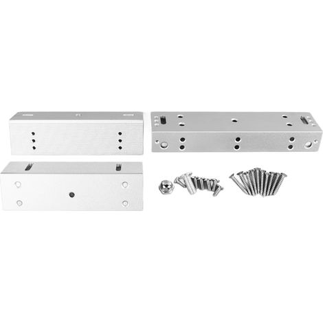 serrure de porte-Electromagnetic Lock 180kg Alliage d'Aluminium avec Support Z et L pour Bureau Hotel (1/4)