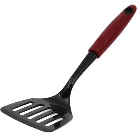 1 Spatule de cuisine, acier inoxydable titane, manche bois, résistant 450°F, pour poêle antiadhésive (1/5)