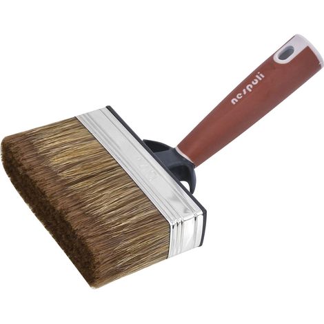 Brosse d'étanchéité d'angle de 140 mm pour Les travaux de lasure sur de Grandes Surfaces et des endroits Difficiles d'accès (1/3)