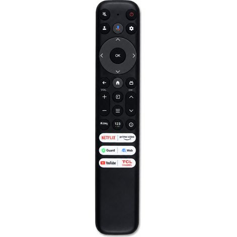 Télécommande Infrarouge RC813 FMBB Compatible avec Téléviseurs TCL, Sans Fonction Vocale (1/5)