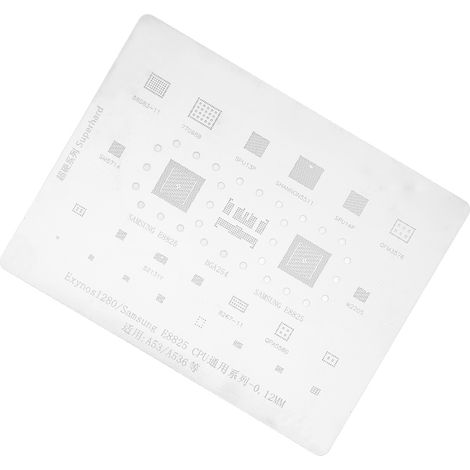 Pochoir de reballing pour téléphone, processus de demi-gravure, gabarit de reballing pour processeur, modèle de reballing pour Samsung série A53 (1/5)