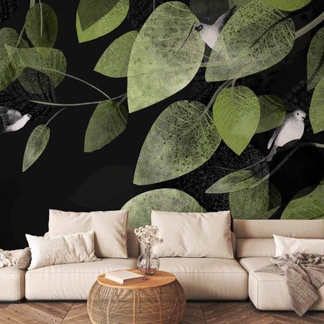 Papel pintado artgeist Bird Holidays colores vivos 350x256 cm