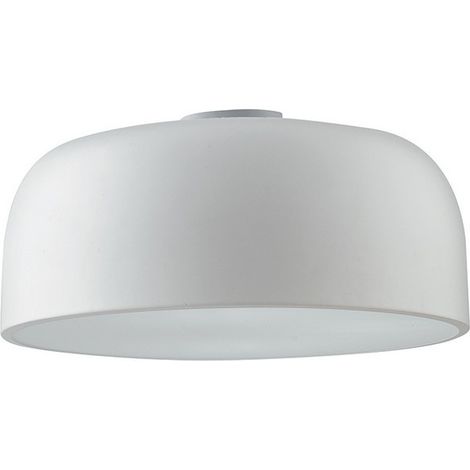 Fan Europe BISTROT Plafón Semi Empotrado Cilíndrico Blanco 38x19,5cm