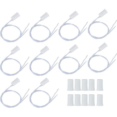 Hochleistungs-Magnetschalter-Alarm, praktischer 300-mA-Reed-Schalter, 10er-Pack. Heim- und Büroalarmsystem – Crezuo