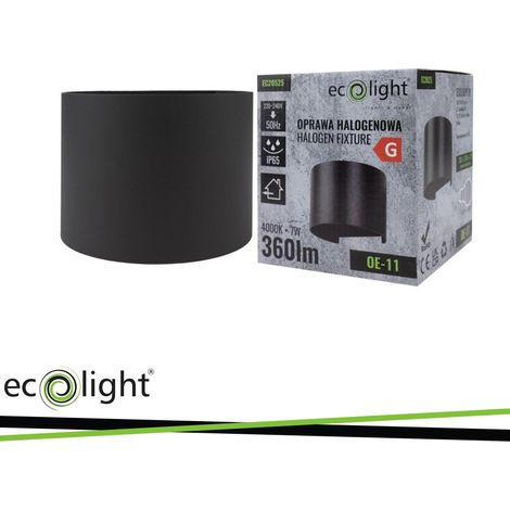APPARECCHIO PER FACCIATE OE-11 7W 360LM IP65 ANTRACITE (1/3)