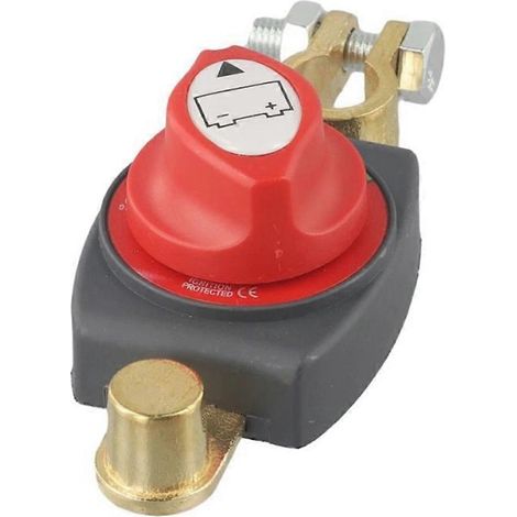 Universeller Batterietrennschalter für 12–48 V [Reinkupfer] – Stromabschaltung für Wohnmobile, Boote und andere Wasserfahrzeuge (1/5)