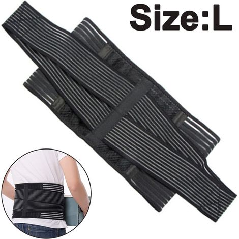 Rückenbandage avec le soutien des accolades Réglable Zuggurte et respirant tissu nylon idéal pour la sécurité au travail soulage les Muscles du dos pour la correction de la posture (1/4)