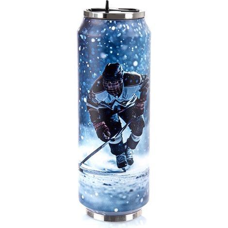 Taza térmica con forma de lata de hockey de 700 ml (1/5)